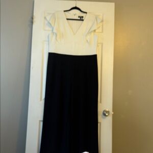 VEUC DKNY Black and Off-White Jumpsuit